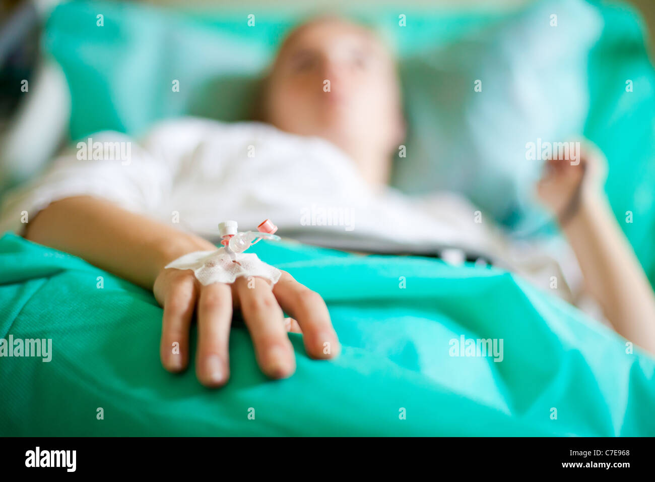 Prima della nascita in ospedale Foto Stock