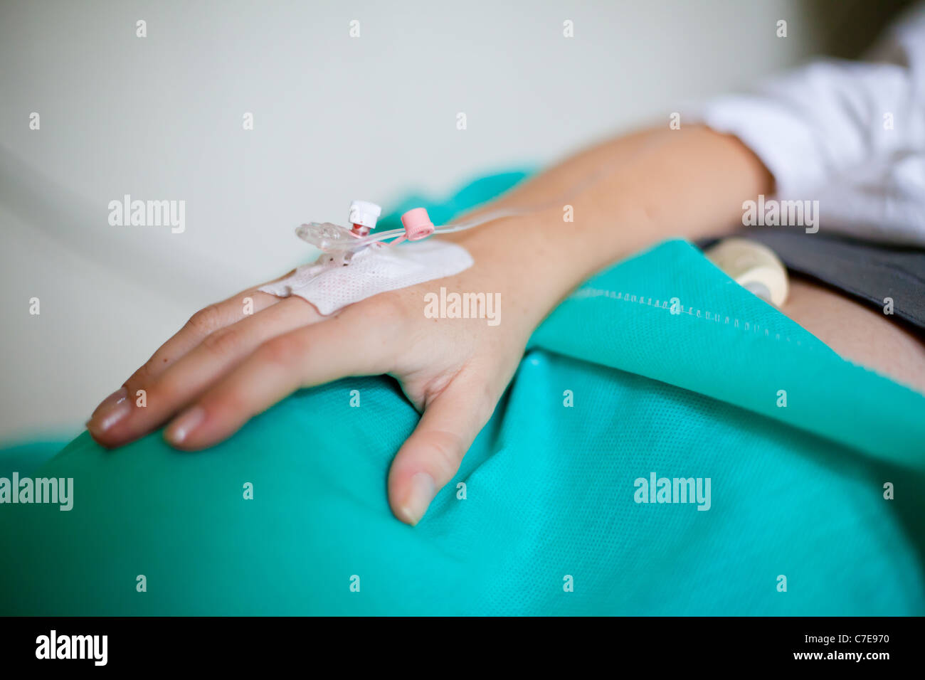 Prima della nascita in ospedale Foto Stock