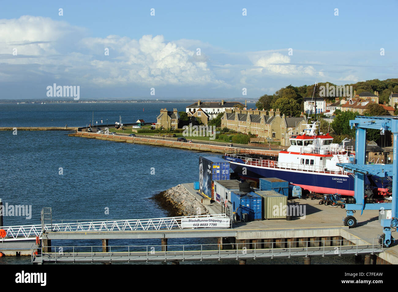 East Cowes Isle of Wight Southern England Regno Unito Foto Stock