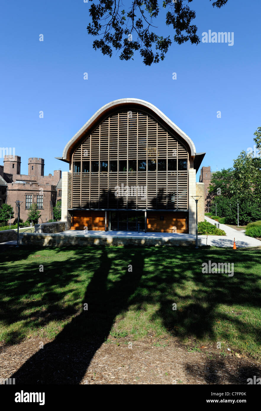 Kroon Hall, sede della Yale University School di silvicoltura e Studi Ambientali. LEEDS edificio di platino. Foto Stock