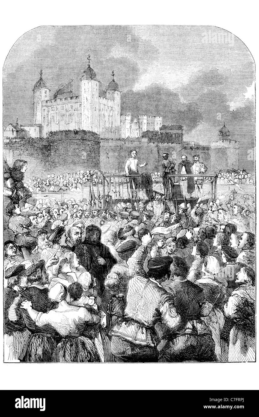 John Dudley primo duca di Northumberland generale inglese admiral politico di governo ha cercato il 21 agosto 1553 l Castello di Windsor Foto Stock
