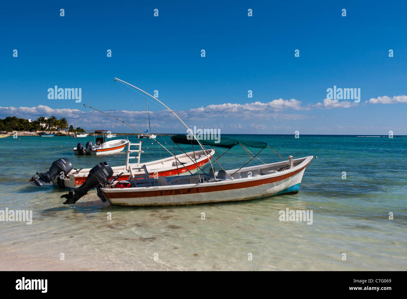 Akumal Beach, Riviera Maya, Messico Foto Stock