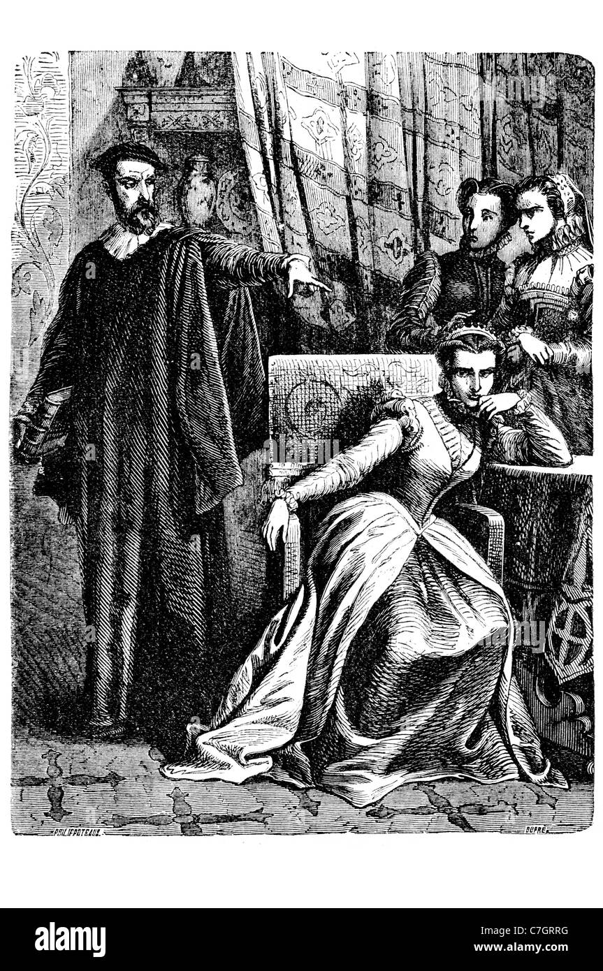 La regina Maria di Scozia scozia Stuart regnant regal royal queenly regale principesca sovrano imperiale righello monarchical monarch Foto Stock