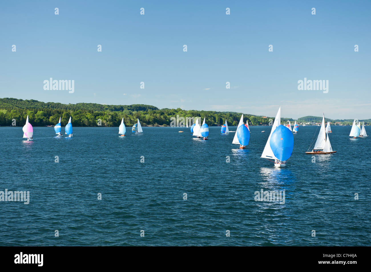 Gara di yacht Foto Stock
