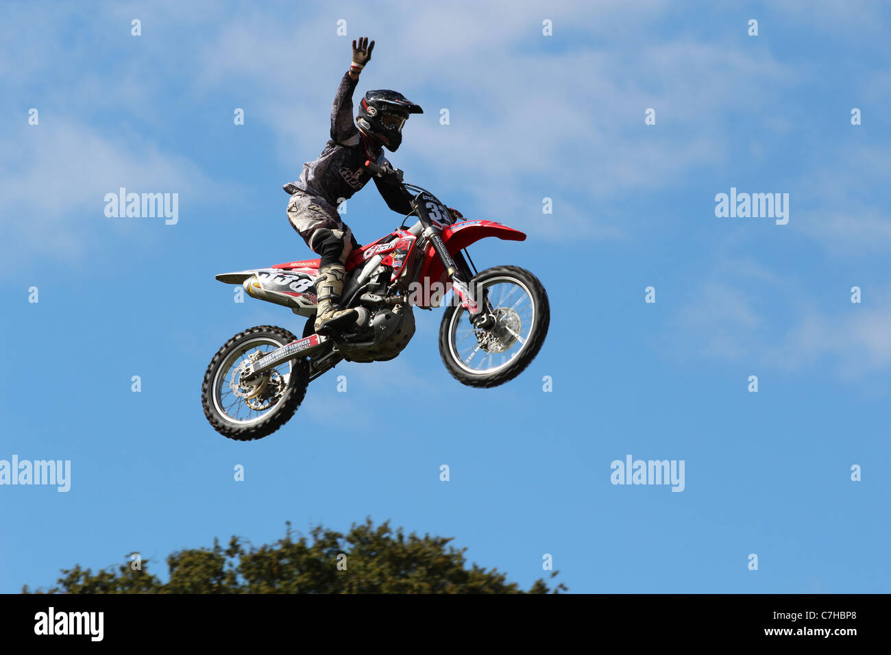 Il Bolddog Lings Freestyle Team Display a Aylsham mostrano Norfolk 2011 Foto Stock