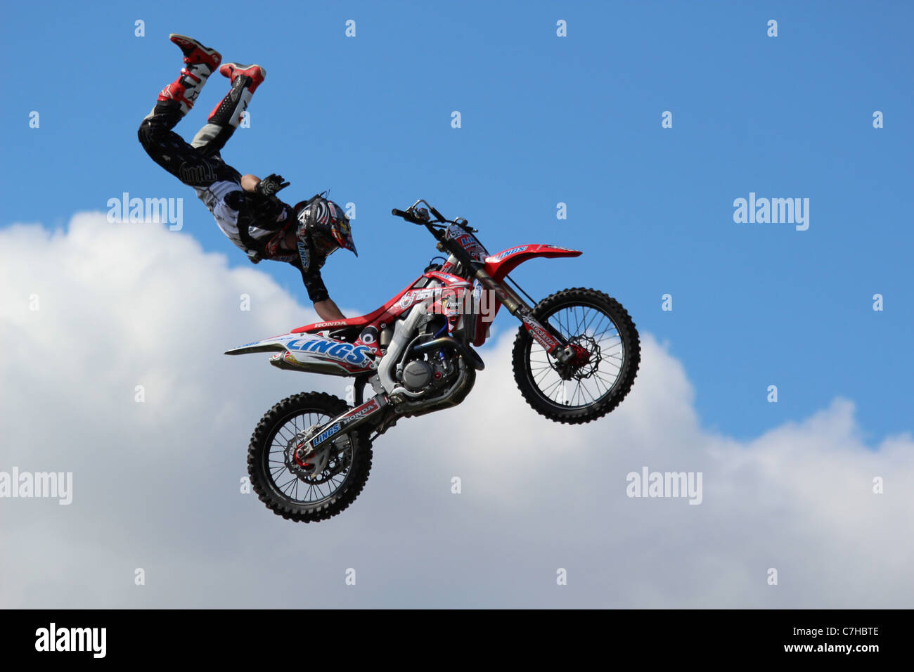 Il Bolddog Lings Freestyle Team Display a Aylsham mostrano Norfolk 2011 Foto Stock