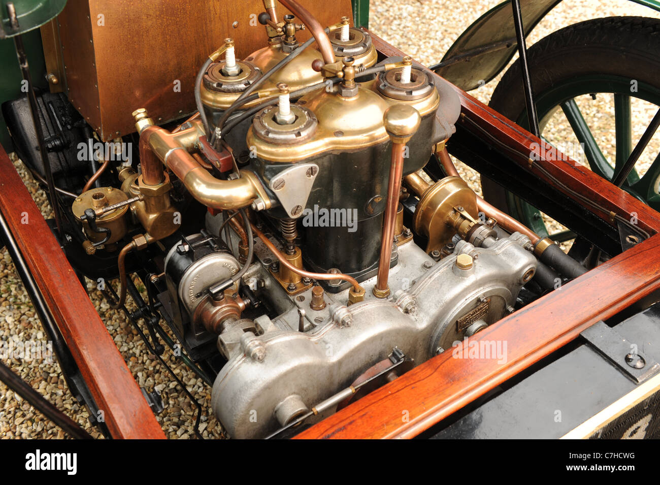 1904 Talbot il tipo CT2K 9 11hp Rear-Entrance Twin-Cylinder Tonneau Foto Stock