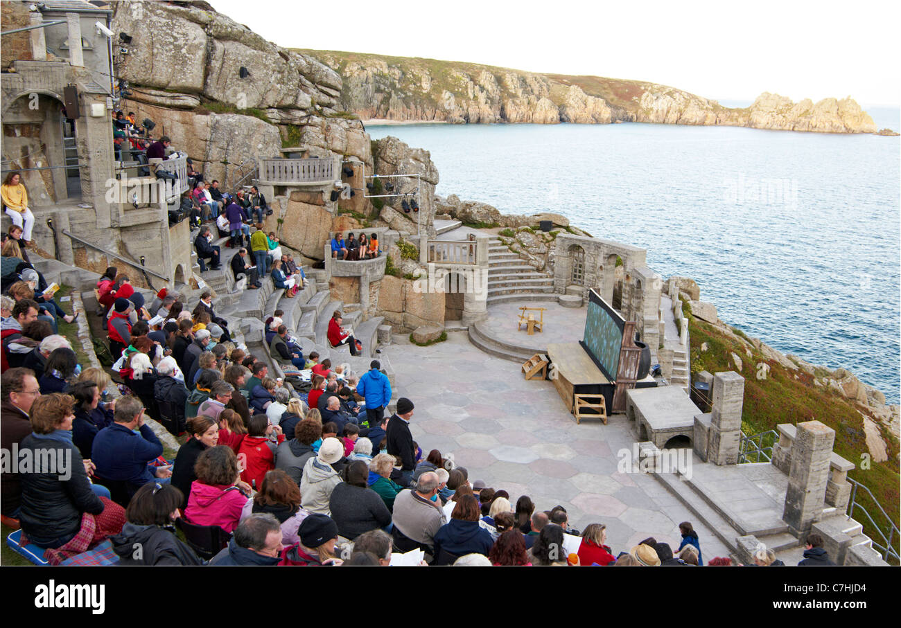 Il Teatro Minack Penzance Cornawll Regno Unito Foto Stock
