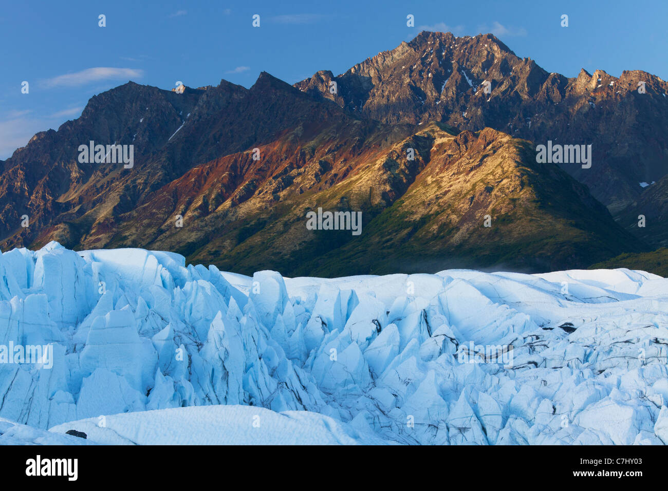 Matanuska Glacier, Alaska. Foto Stock