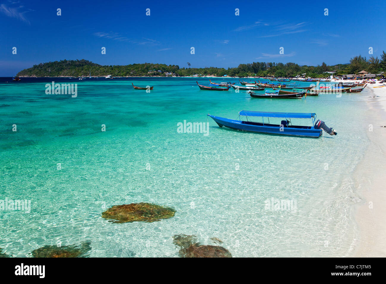 Spiaggia di Pattaya, Ko Lipe, Thailandia Foto Stock