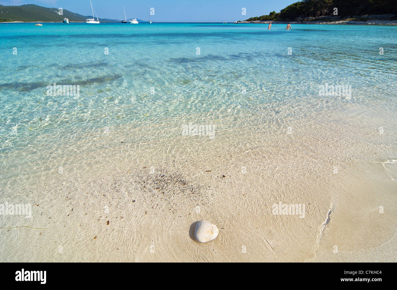 Mare Adriatico, isola di Dugi Otok, Croazia. Il 'wild side' dell'isola. Foto Stock