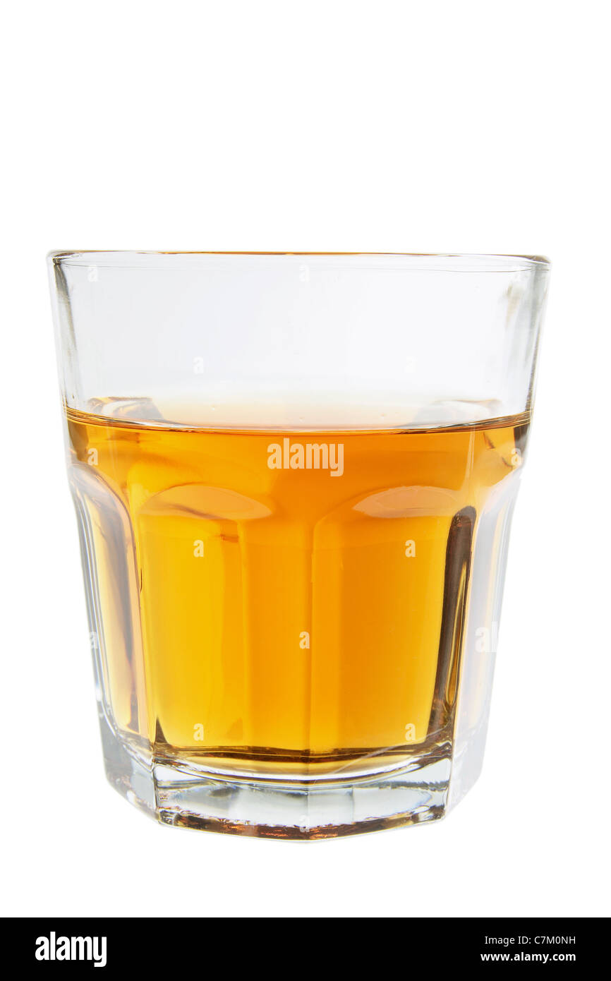 Un bicchiere di Whiskey Foto Stock