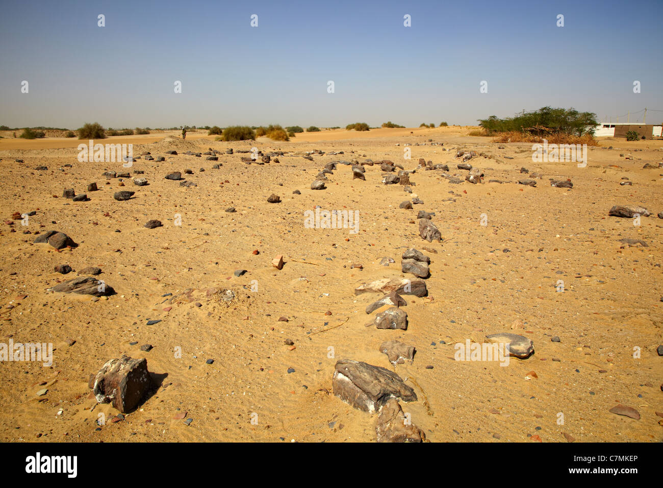 Kadruka sito neolitico, Sudan settentrionale, Africa Foto Stock