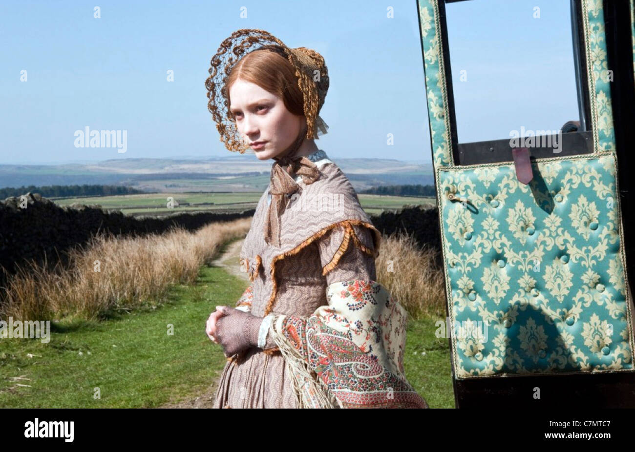 JANE EYRE 2011 Film Focus/BBC Films Production con Mia Wasikowska Foto Stock