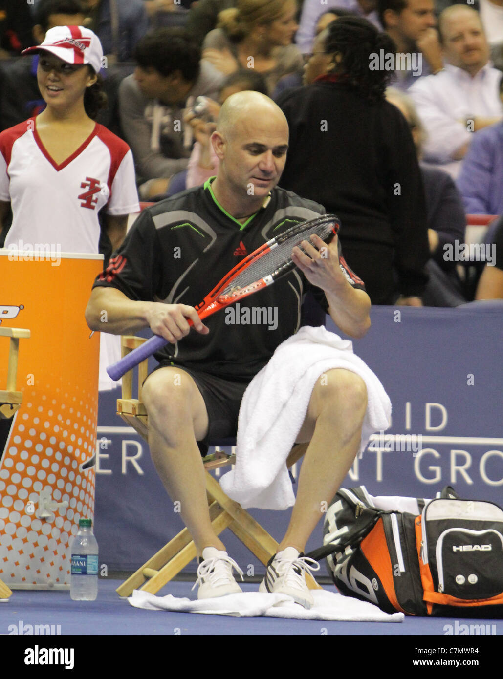 Andre Agassi - Champions Series - Tennis leggende sulla corte 2011 Foto Stock