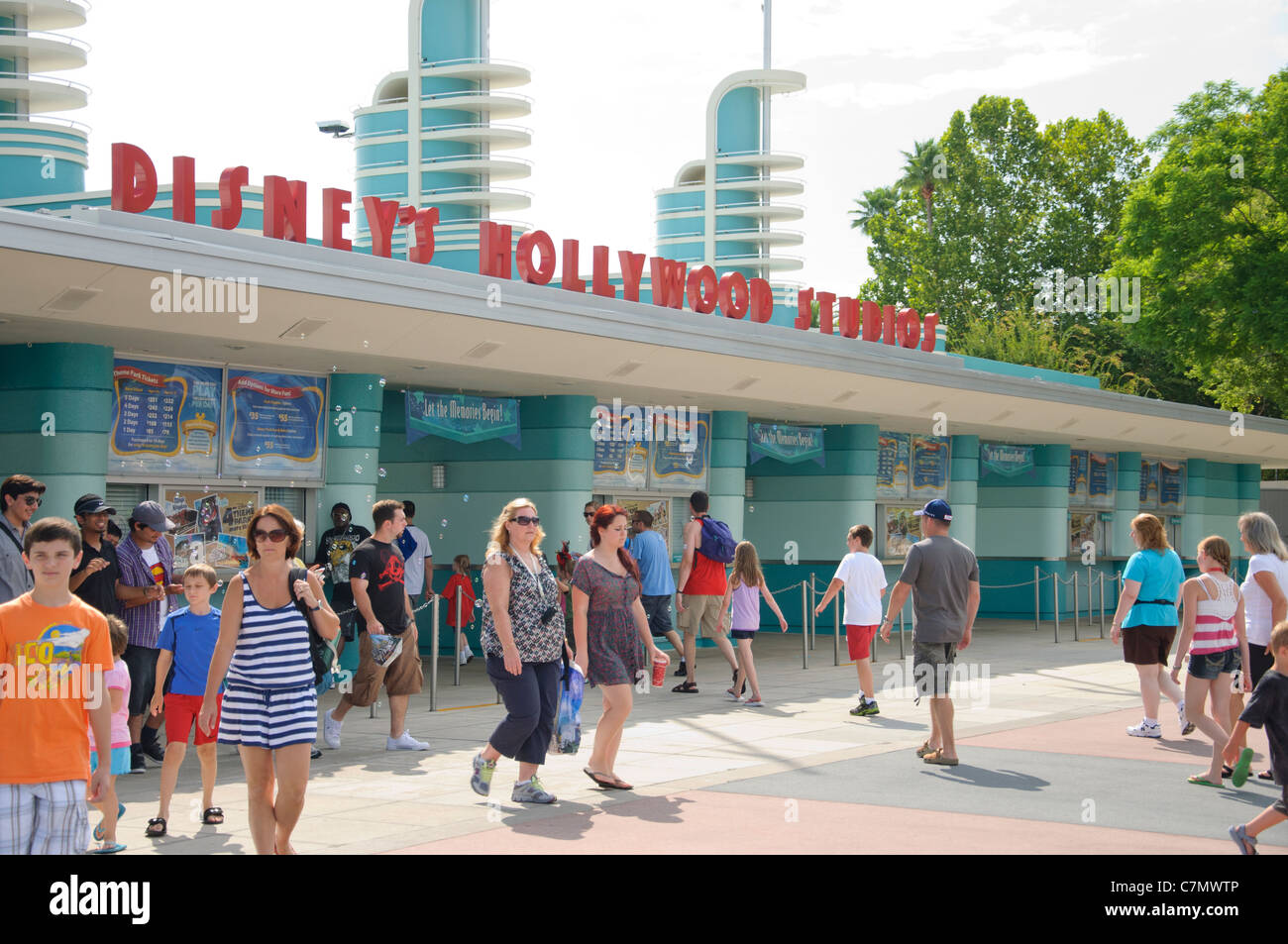 Ingresso a Hollywood Studios Orlando in Florida il Walt Disney World Resort e parchi Foto Stock