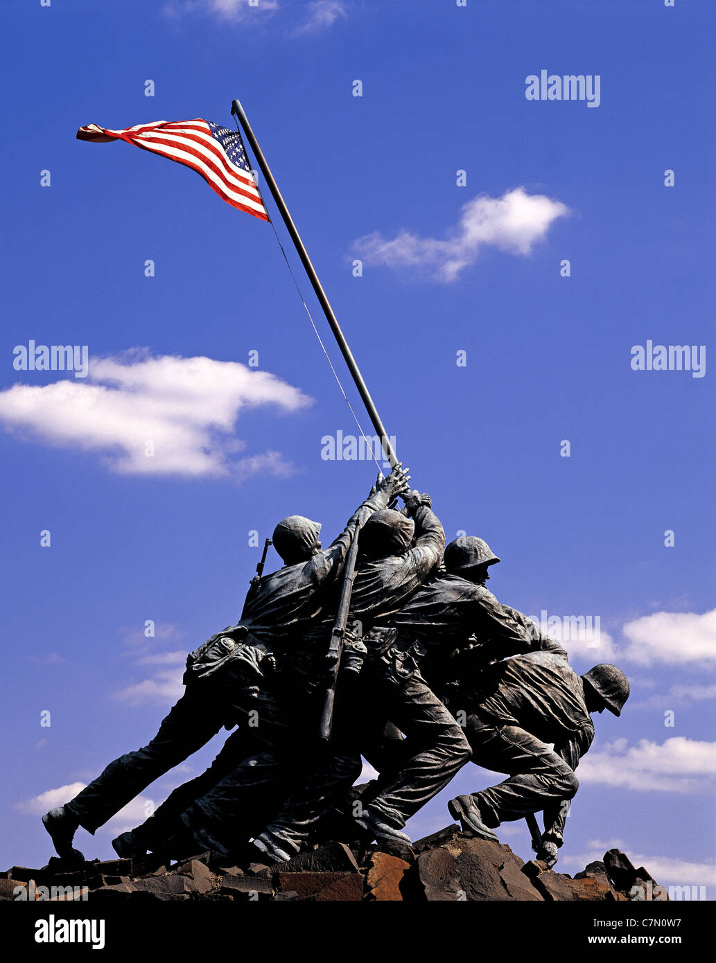 Iwo Jima Memorial, Arlington, Virginia, Stati Uniti d'America Foto Stock
