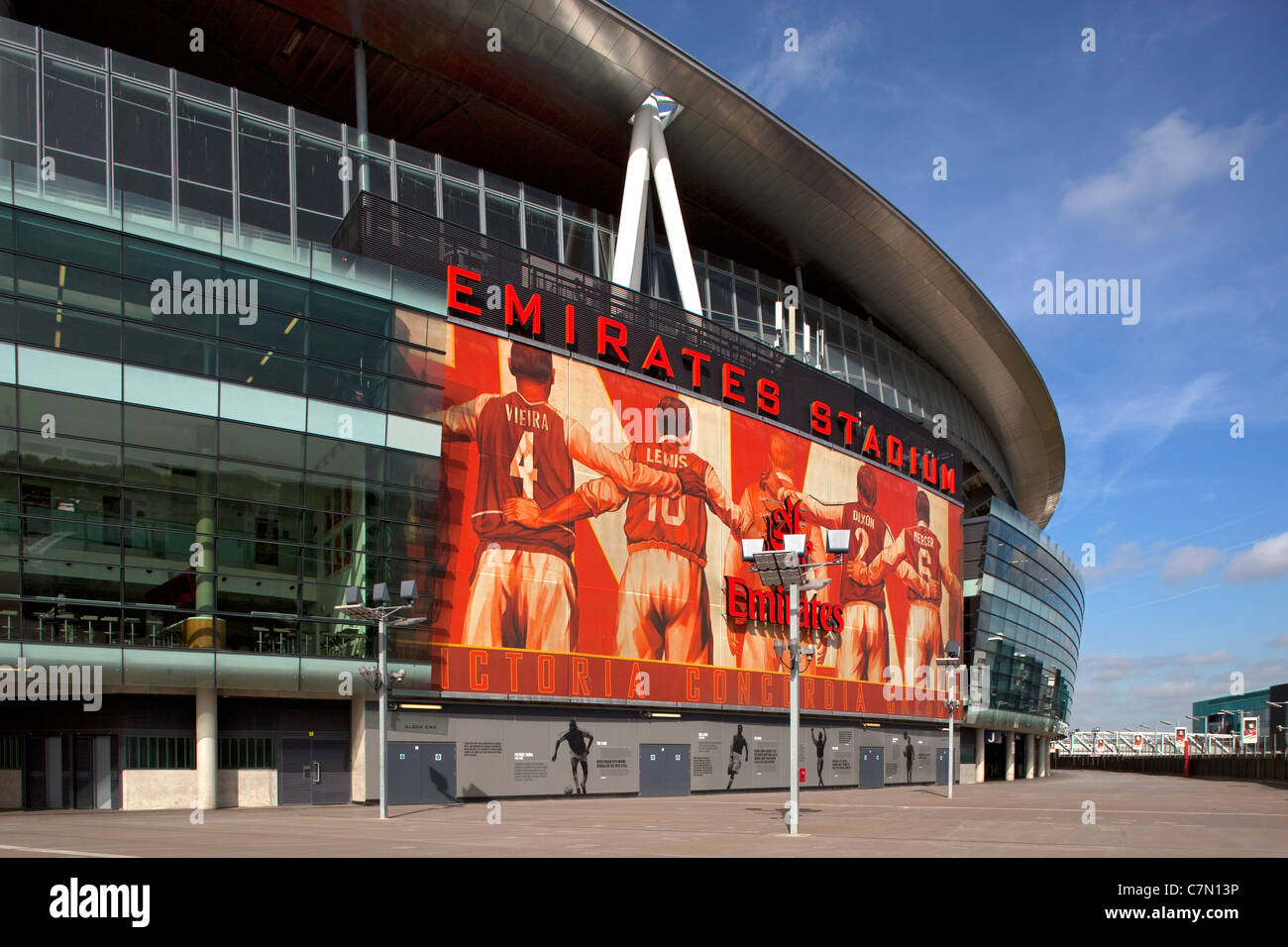 Arsenal Emirates Stadium, Islington, Londra Foto Stock