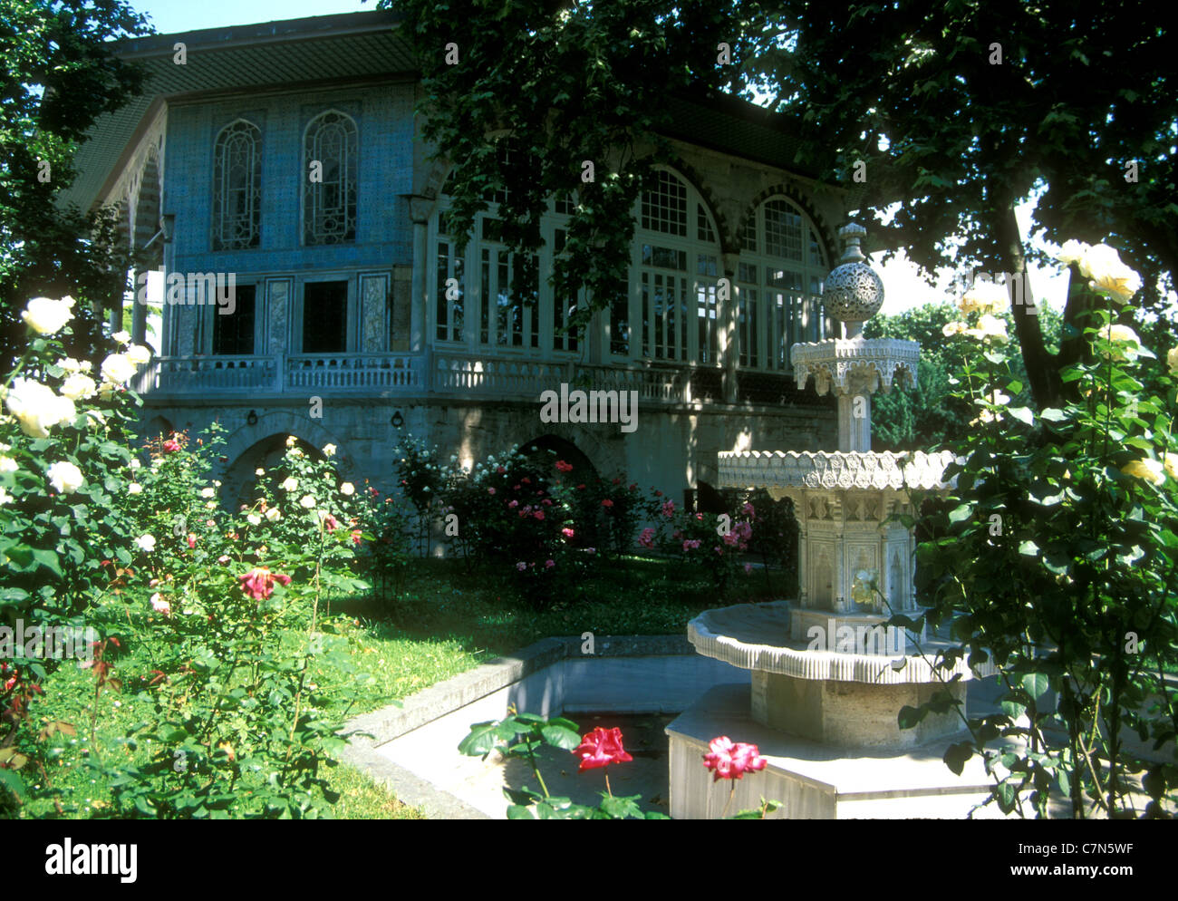 Il Baghdad Kiosk presso il Palazzo di Topkapi, costruito per commemorare la campagna di Baghdad di Murad IV dopo 1638, Istanbul, Turchia Foto Stock