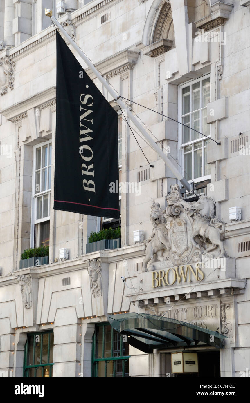 Browns Restaurant di St Martins Lane, Covent Garden di Londra, Inghilterra Foto Stock