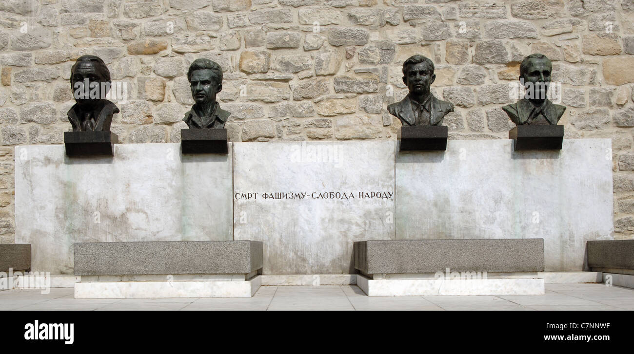 La Serbia. Belgrado. Fortezza di Kalemegdan. Monumento. Foto Stock
