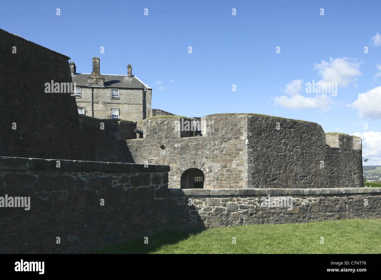 I bastioni del Castello di Stirling Scozia Scotland Foto Stock