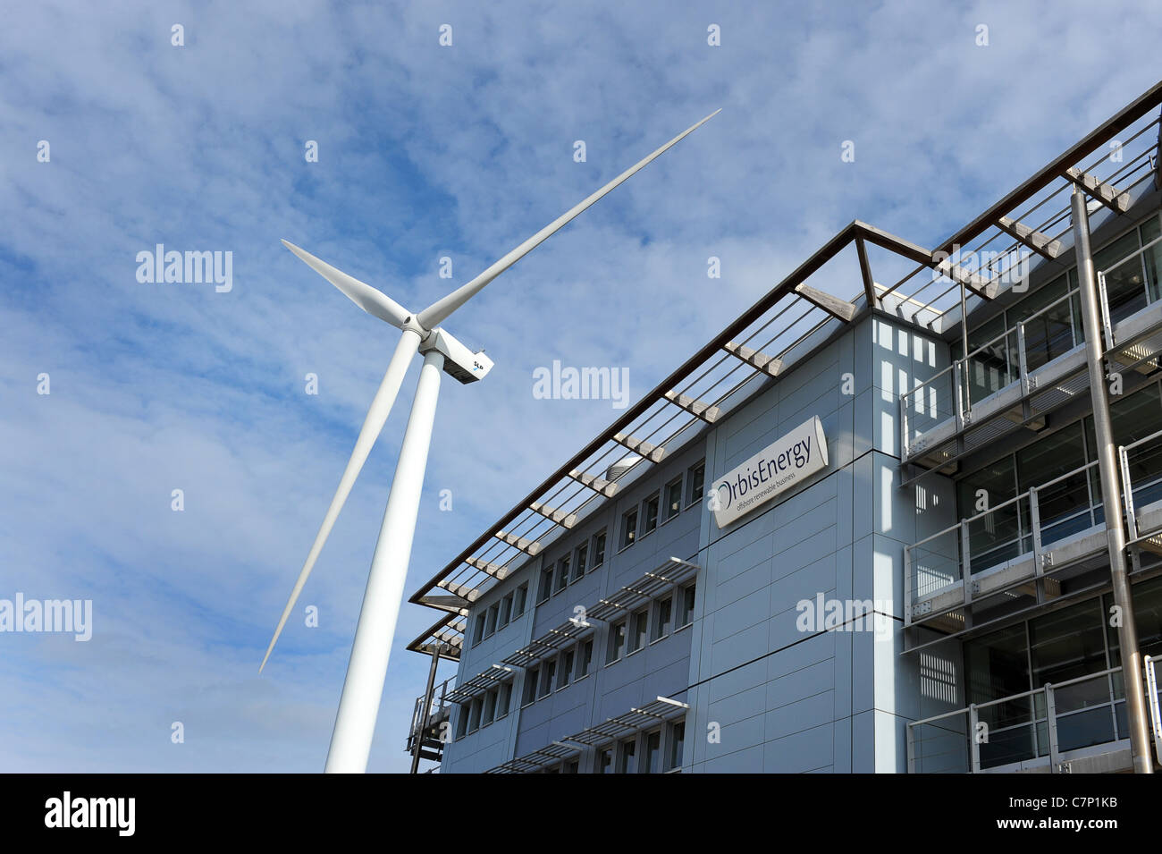 Orbis Energia rinnovabile offshore business a Lowestoft Suffolk England Regno Unito Foto Stock