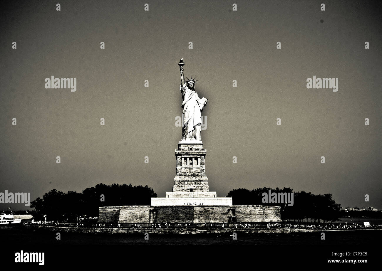 Statua della Libertà New York STATI UNITI D'AMERICA Foto Stock