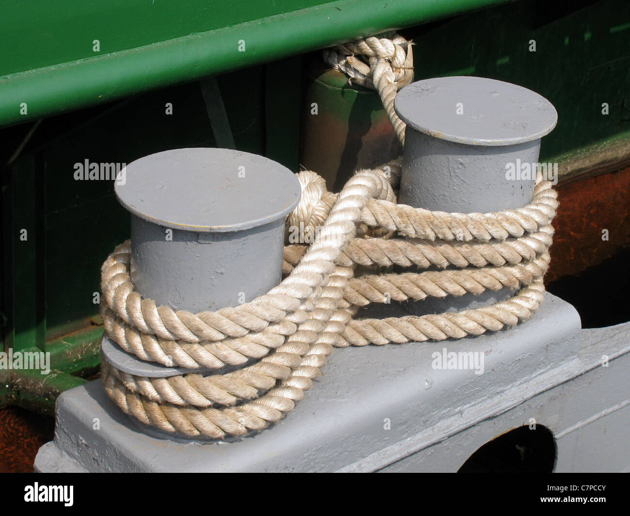 Ormeggio in banchina Foto Stock