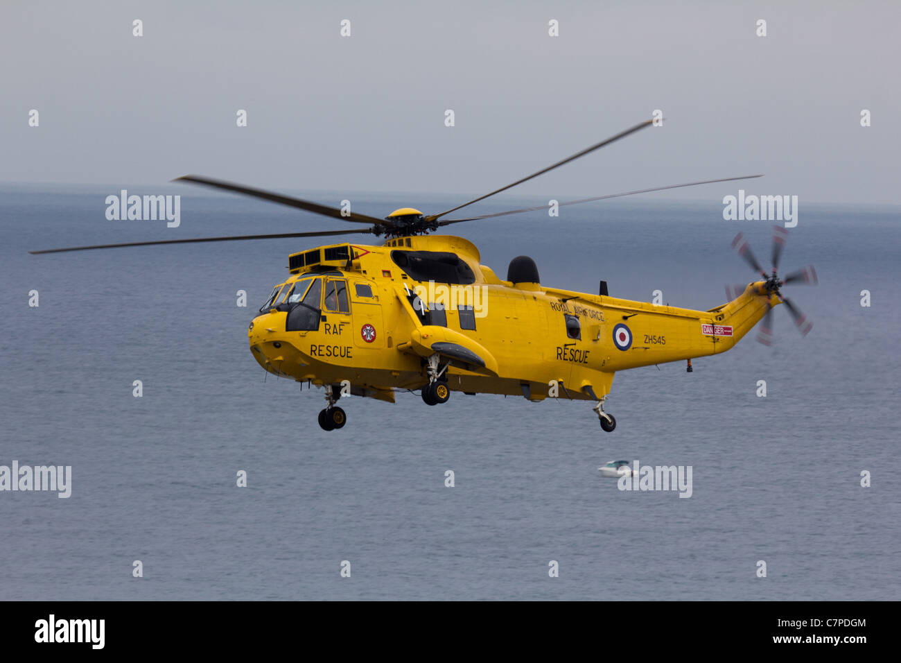 Westland Sea King elicottero Royal Air Force di ricerca e salvataggio Foto Stock