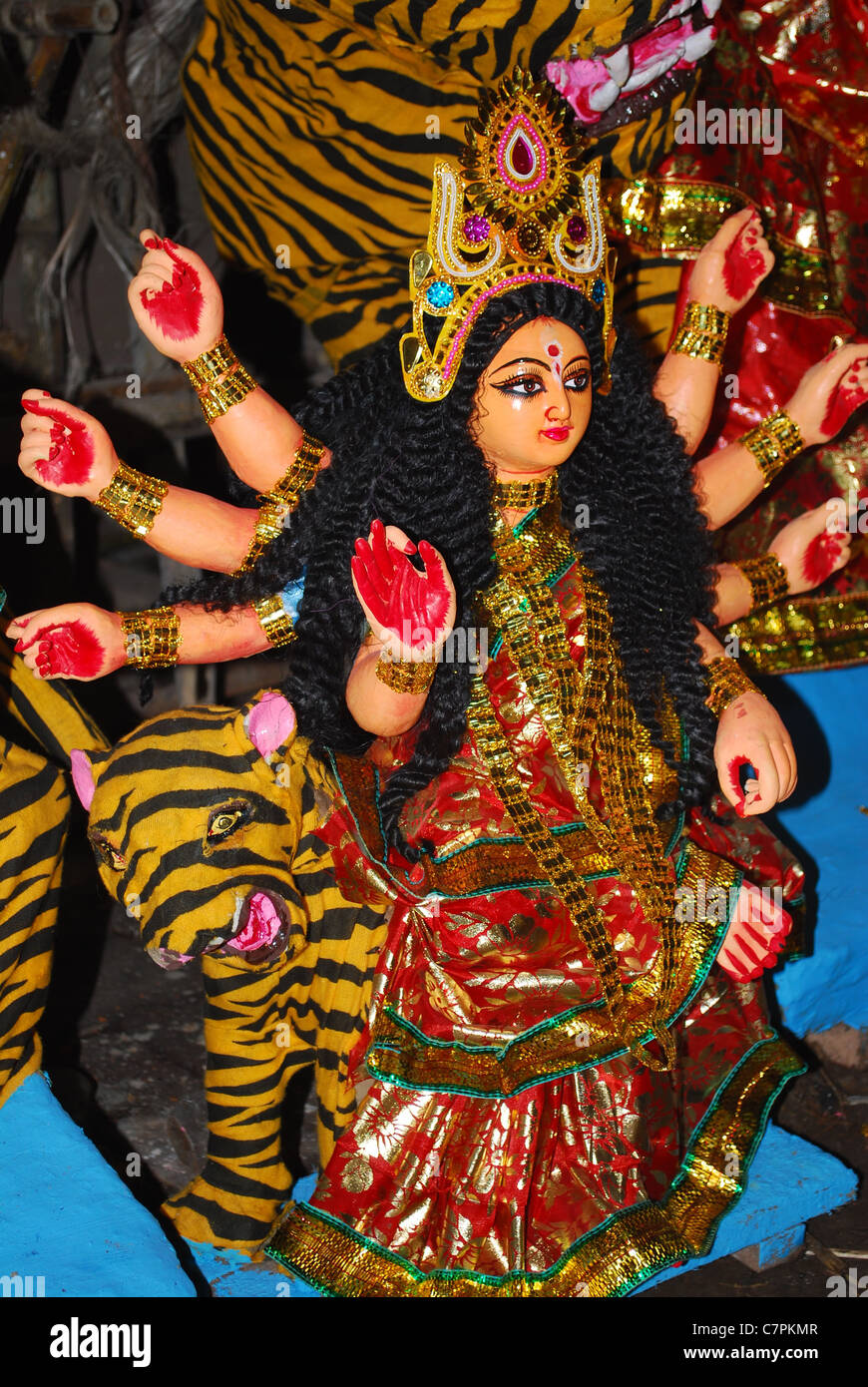 festival di Durga Foto Stock