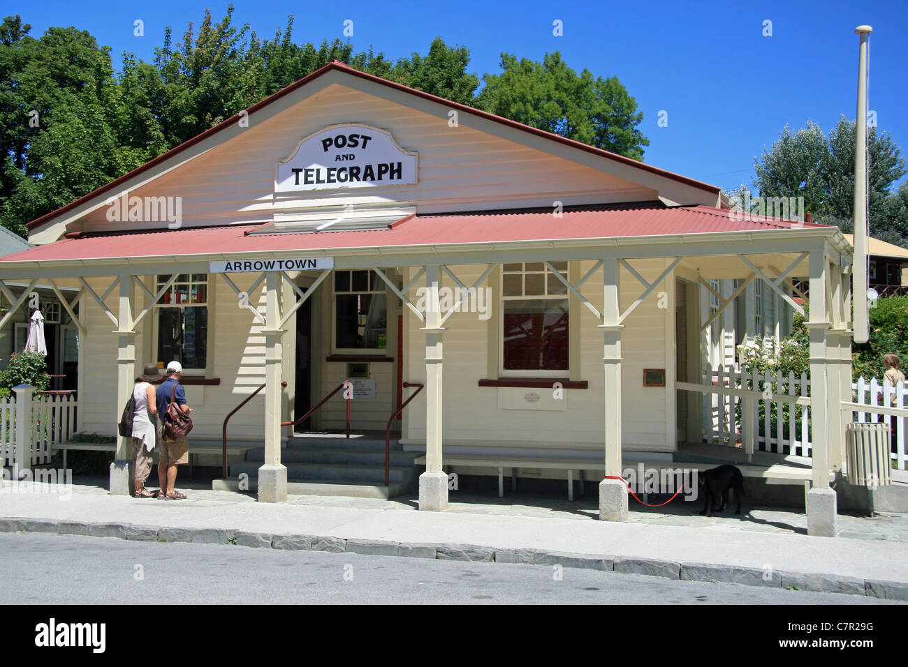 Post e telegrafo ufficio a Arrowtown Nuova Zelanda Foto Stock