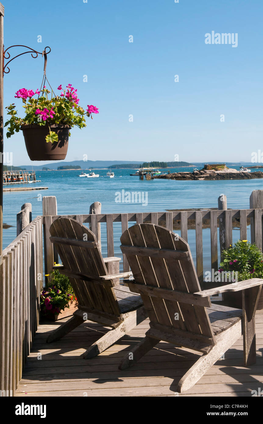 Sdraio Stonington Maine Foto Stock