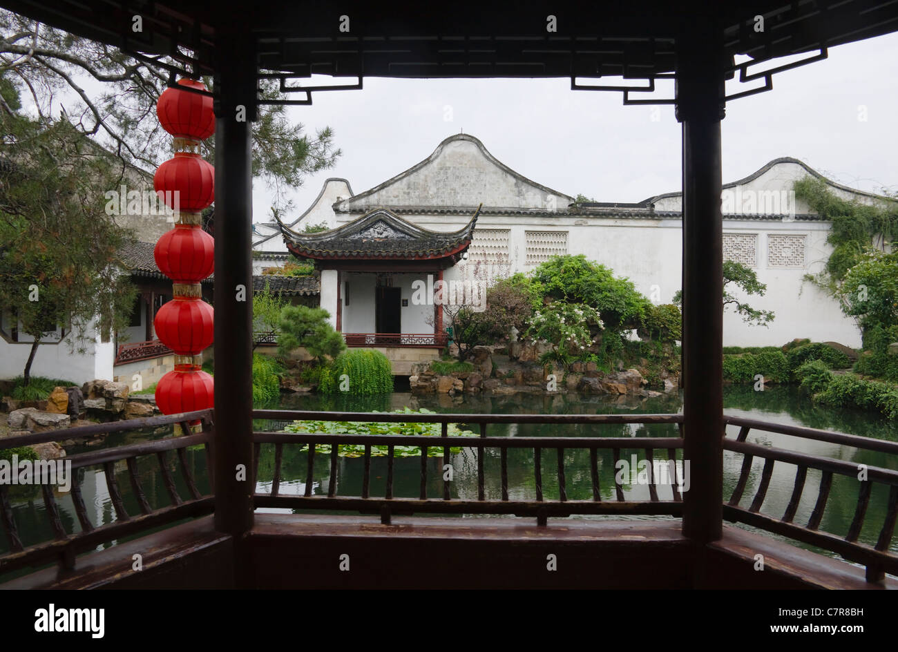 Lion's Garden Grove, Suzhou, provincia dello Jiangsu, Cina Foto Stock