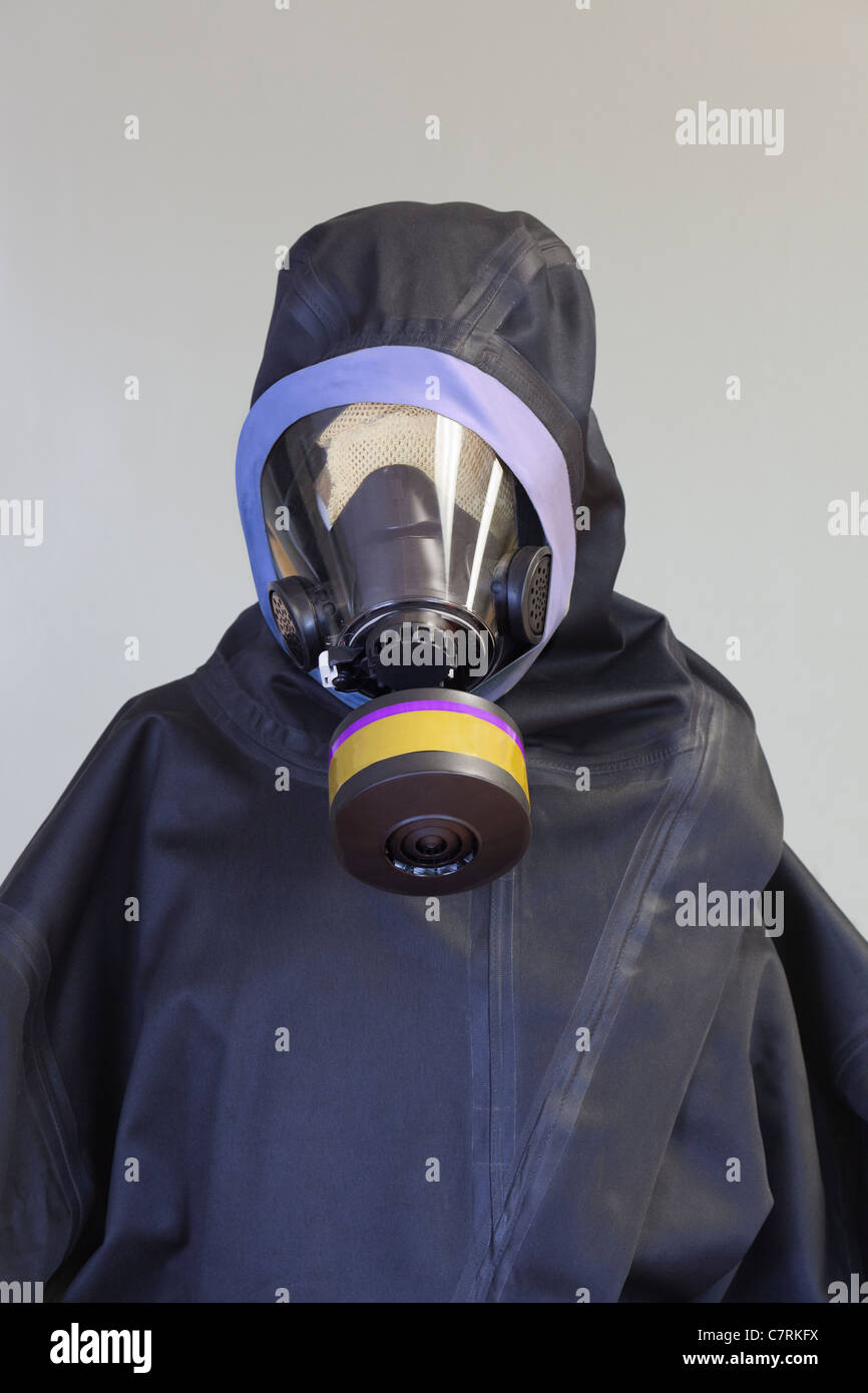 Tuta anti-radiazioni Foto Stock