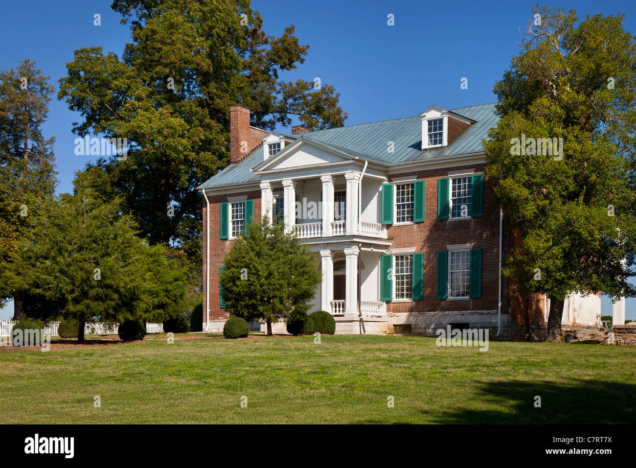 Storica piantagione di Carnton - sede della famiglia McGavock durante la battaglia della guerra civile di Franklin, Tennessee, Stati Uniti Foto Stock