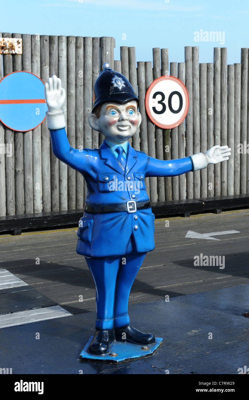 Modello di plastica poliziotto England Regno Unito Foto Stock