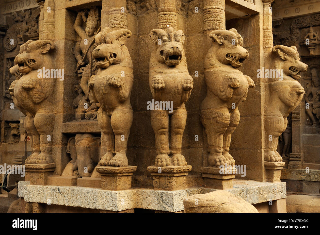 Storico Tempio indiano Foto Stock