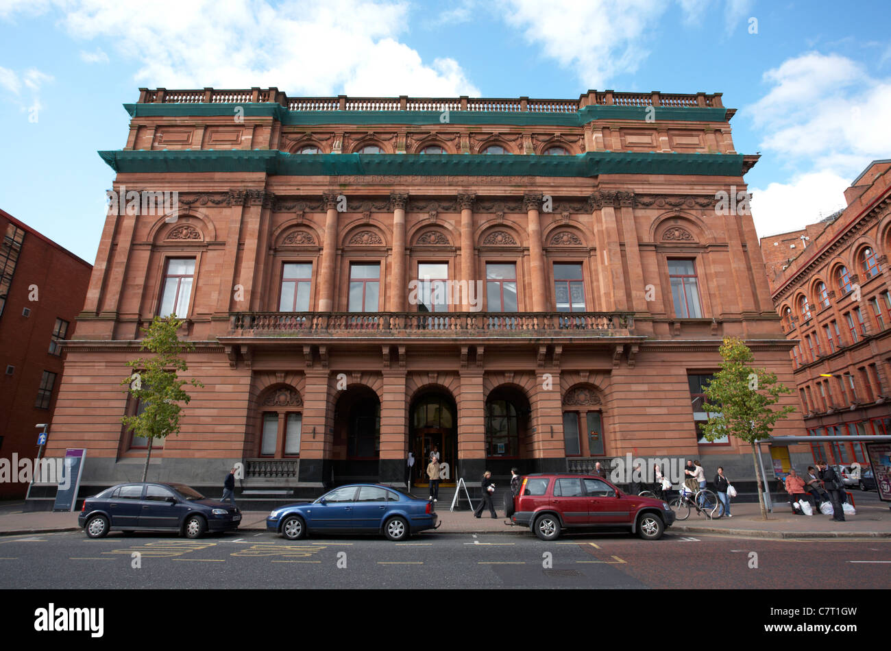 Belfast Central Library, Belfast City Centre, Irlanda del Nord, Regno Unito. La biblioteca centrale aperto nel 1888. Foto Stock