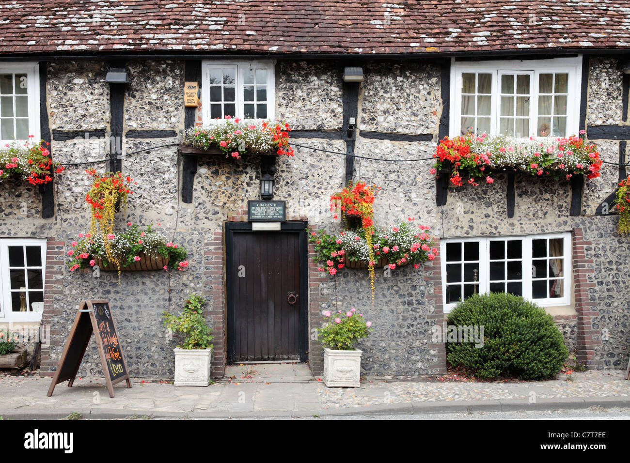 George and Dragon Pub Houghton Foto Stock