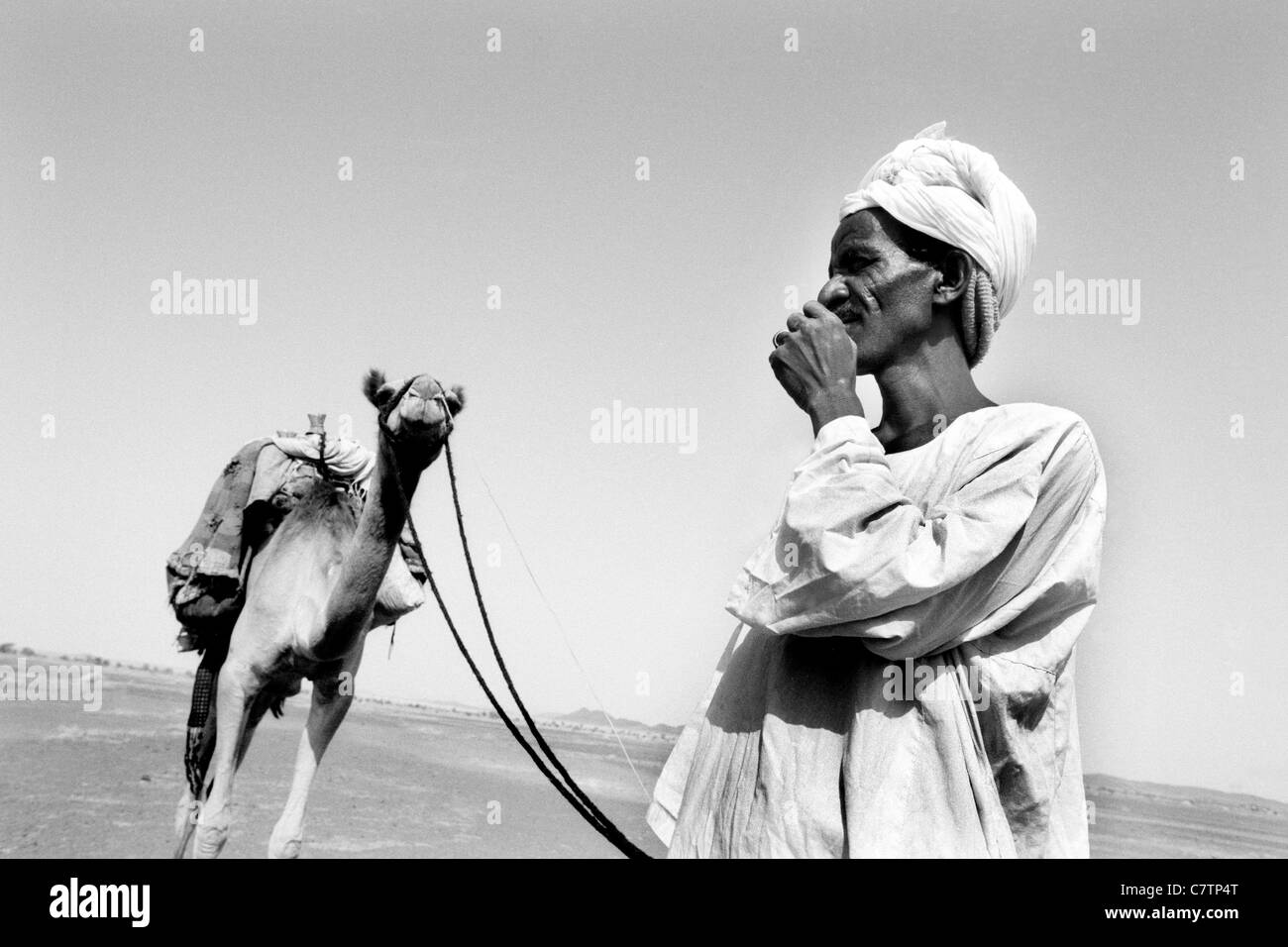 Africa, Sudan, Naga, i nomadi del deserto Foto Stock