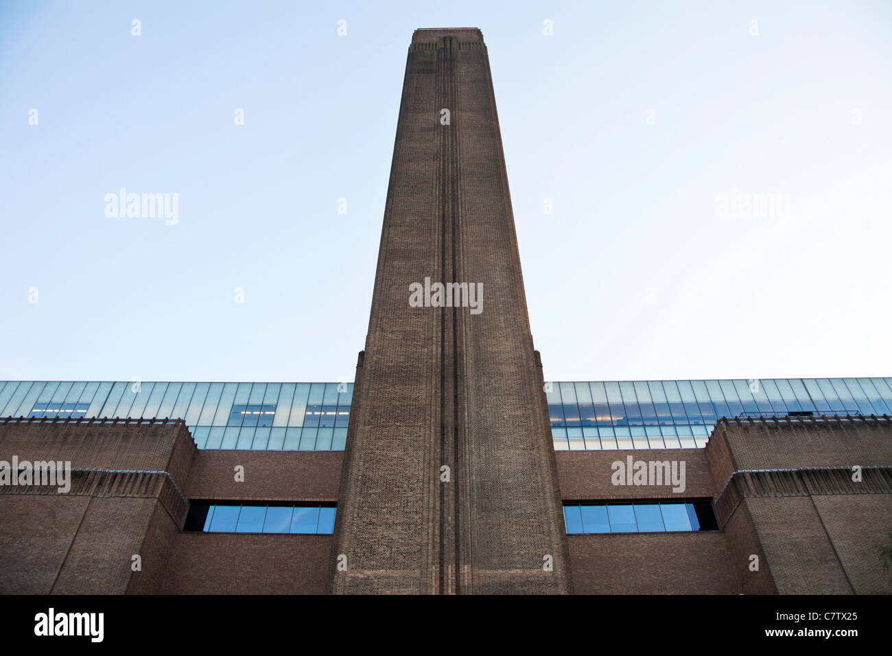 Galleria d'arte Tate Modern di Londra, ex stazione di alimentazione. Foto Stock