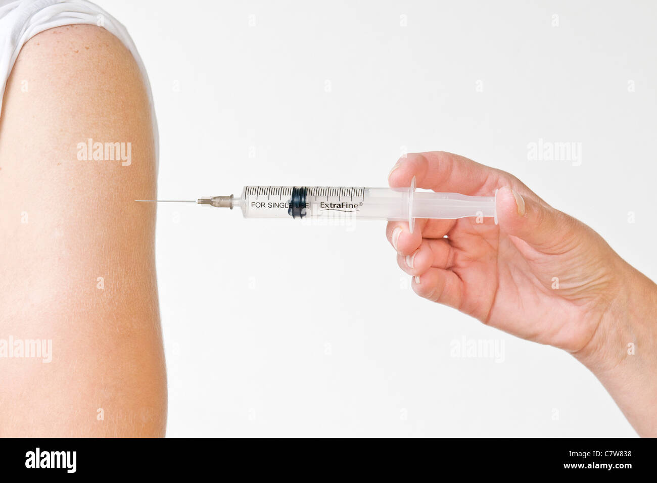 Vaccinazione Foto Stock