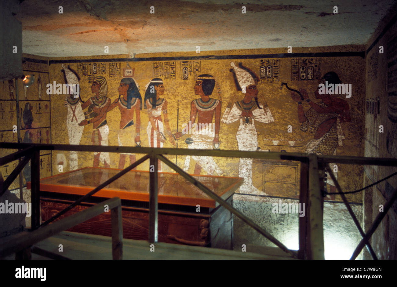 Tomba di Tutankhamon Pharao nella Valle dei Re, Egitto Foto Stock