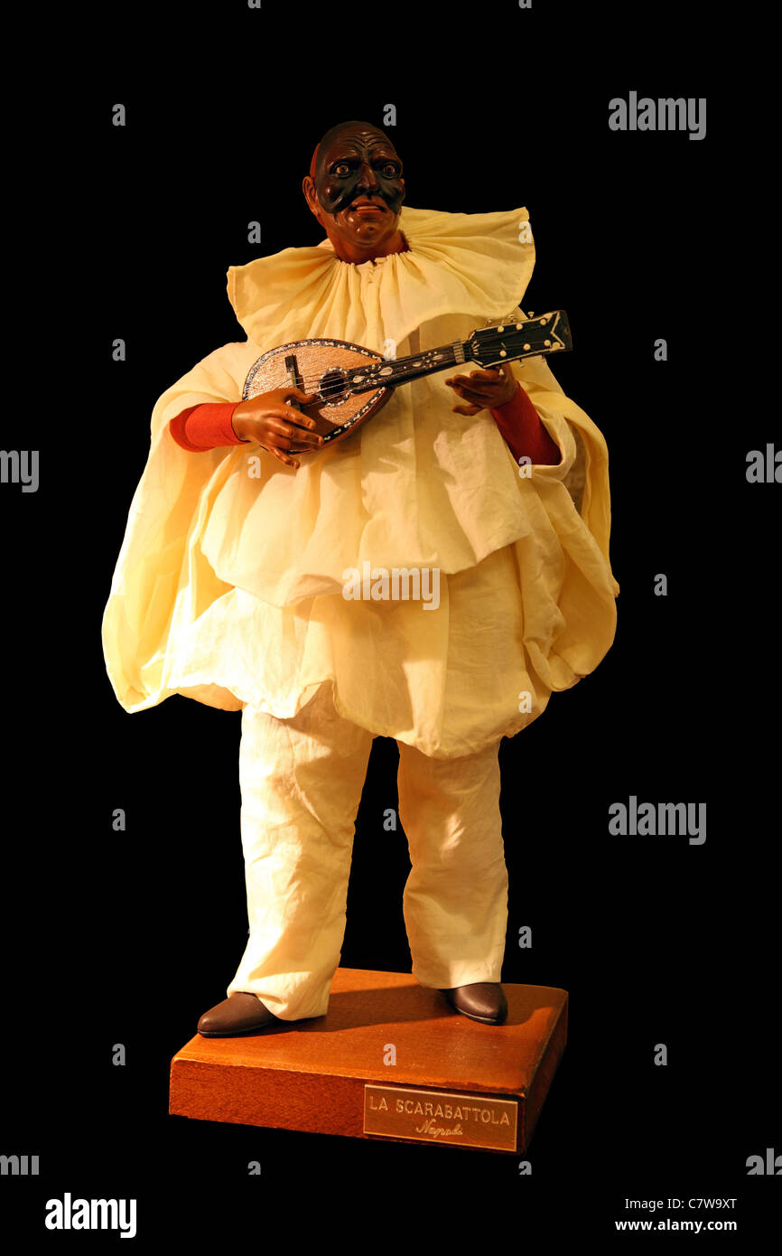 L'Italia, Campania, Napoli, pulcinella il negozio di souvenir La Scarabattola Foto Stock