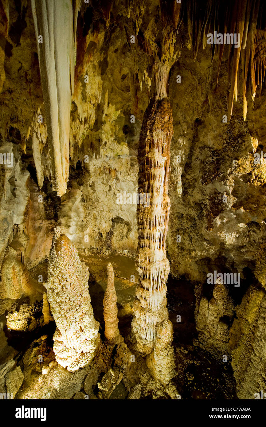 L'Italia, Liguria, Toirano, caverna Foto Stock