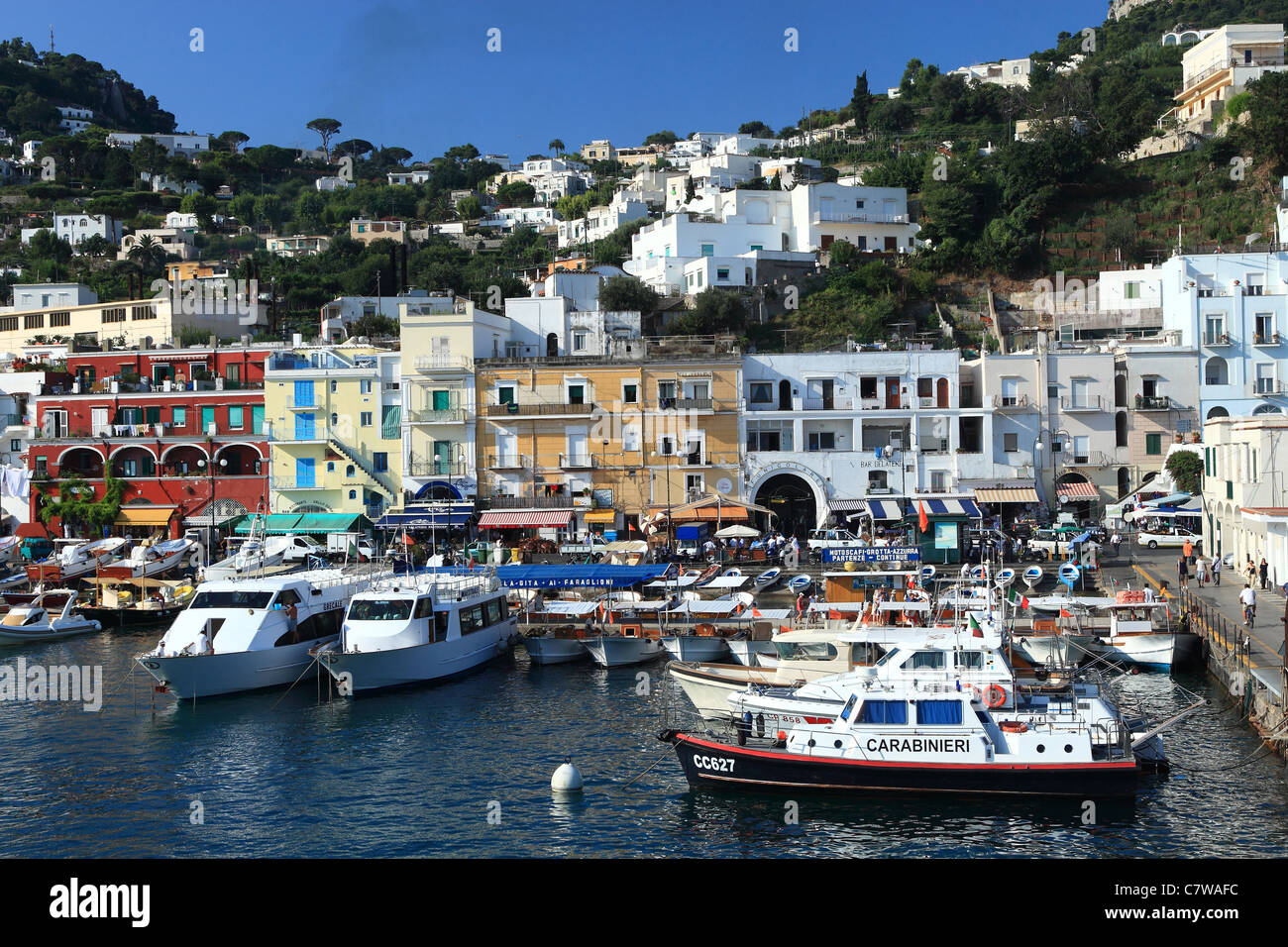 L'Italia, Campania, Capri, Marina Grande Foto Stock