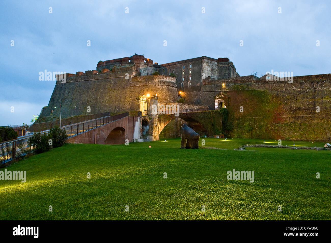 In Italia, la Liguria Savona. Fortezza Priamar Foto Stock