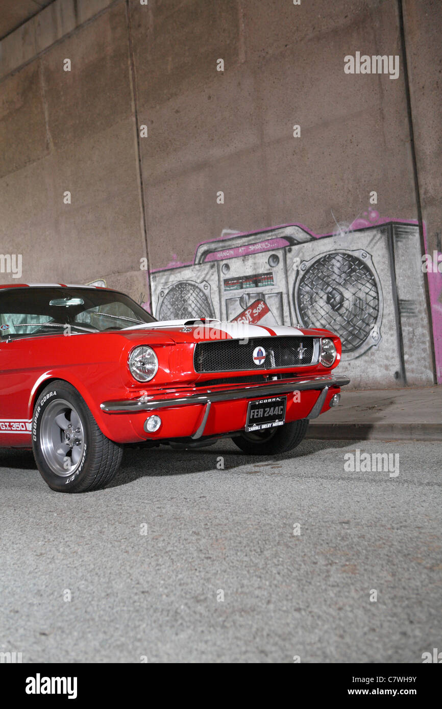 Red Shelby Cobra Mustang Foto Stock