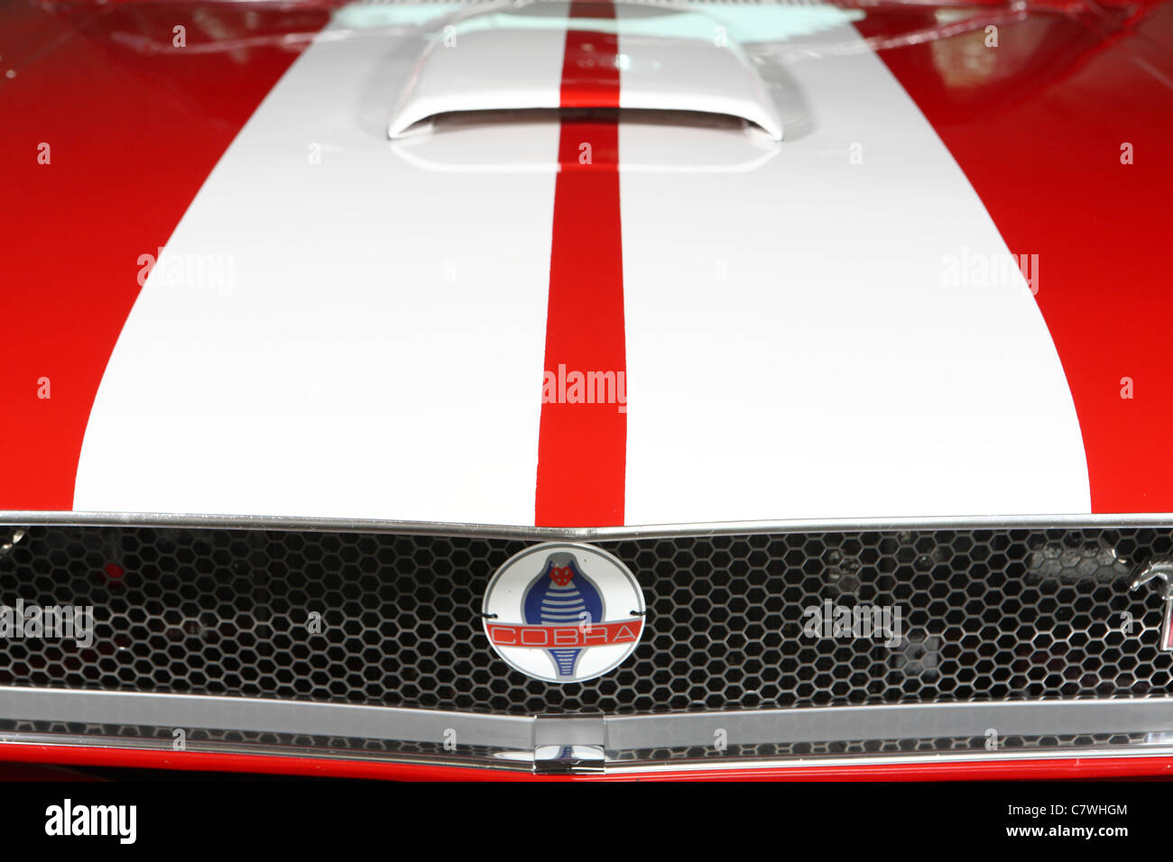 Red Shelby Cobra Mustang Foto Stock